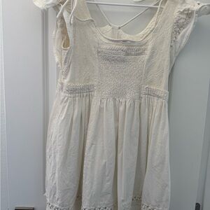 Sea New York Cream Mini Dress